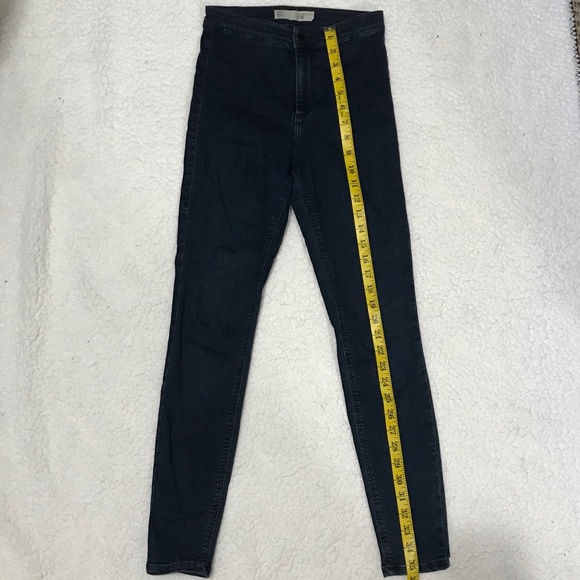 Topshop Joni Jeans - Dark Wash - Picture 6 of 7